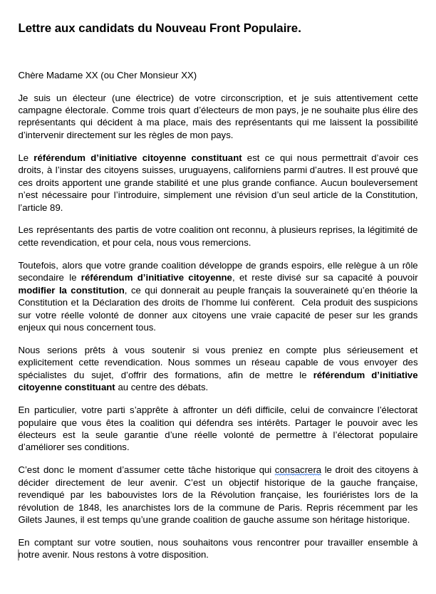 Flyer recto